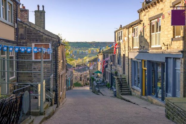 Haworth village in UK